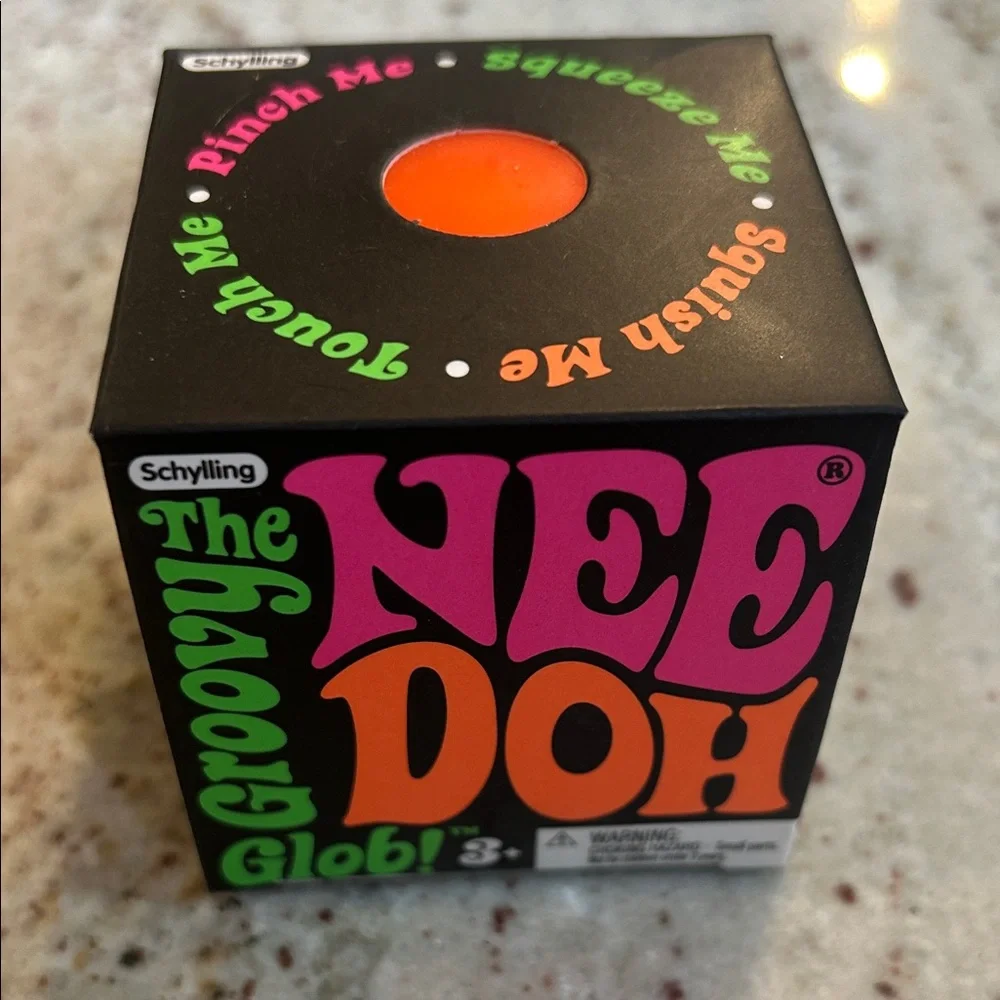 Schylling Groovy Nee Doh Glob - Orange - Picture 1 of 5